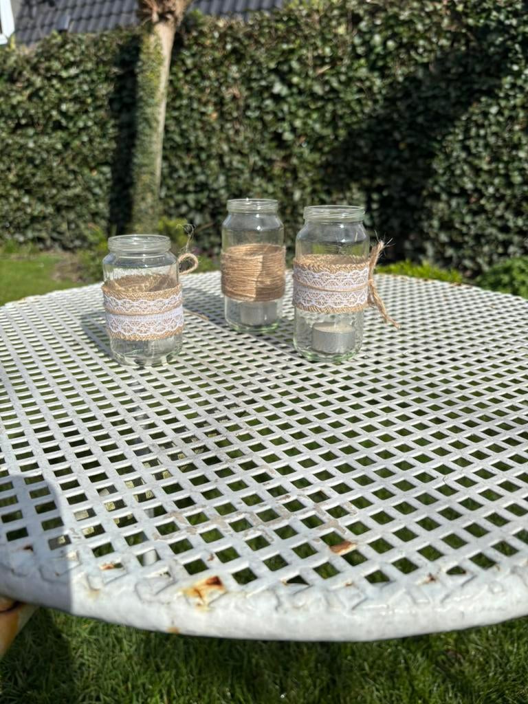 Leuke potjes met versiering, Ophalen