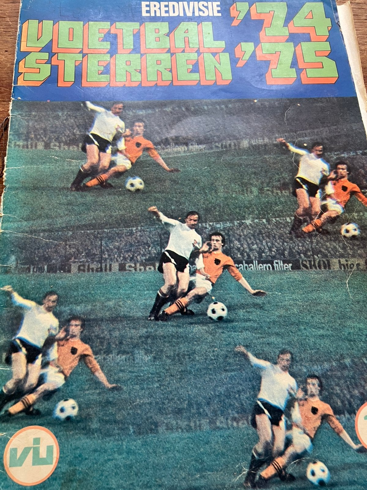 Panini vanderhout 1974-1975, Ophalen of Verzenden, Gebruikt, Buitenlandse clubs, Poster, Plaatje of Sticker