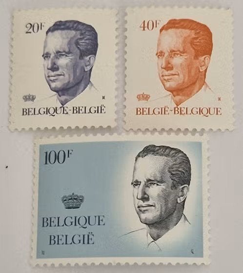 België 1984 - OBP 2135-2137 - Koning Boudewijn Velghe, Ophalen of Verzenden, Postfris, Postfris, Staatshoofden