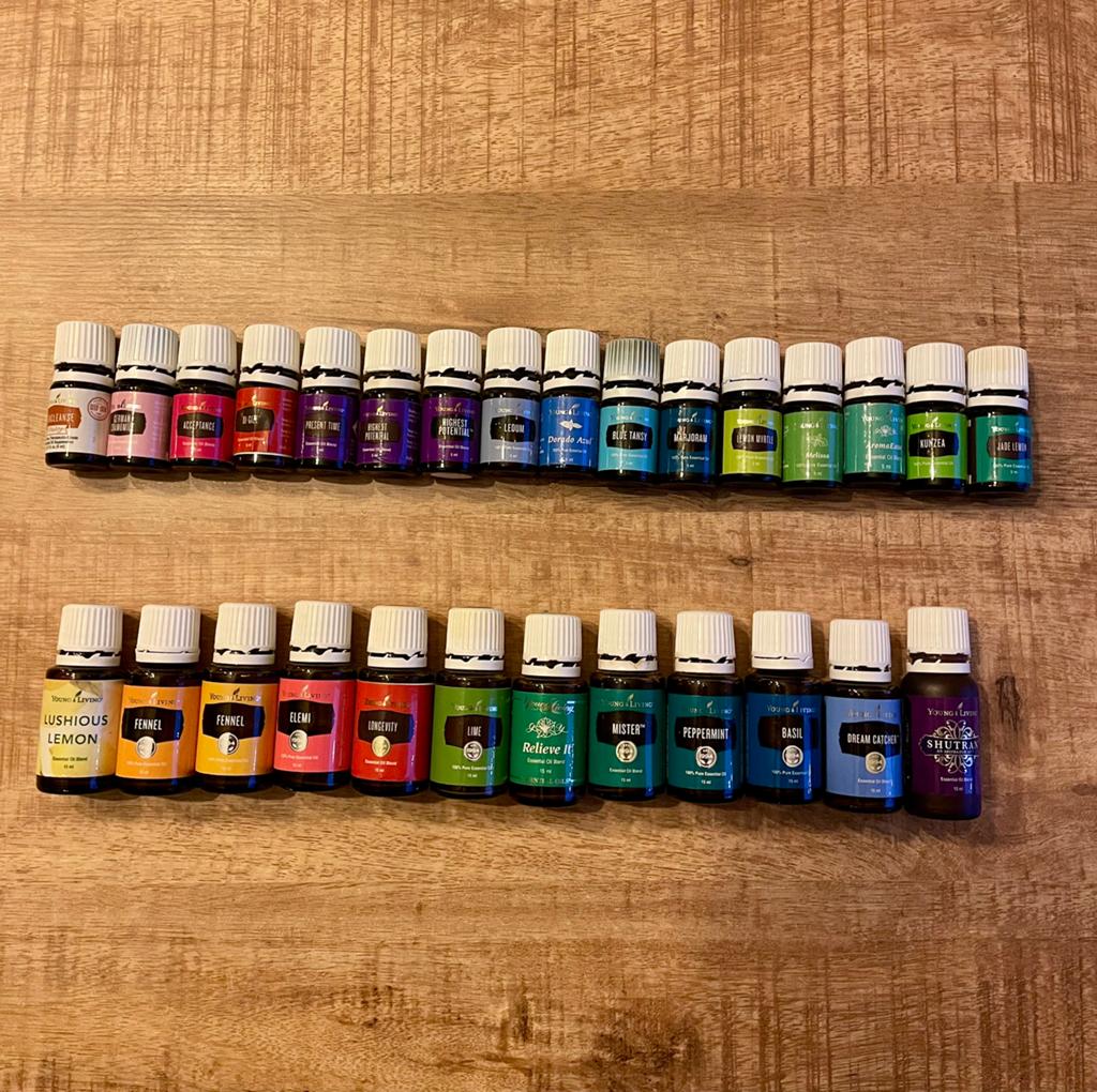 Young Living oliën dicht en open, Sport en Fitness, Gezondheidsproducten en Wellness, Ophalen of Verzenden, Zo goed als nieuw