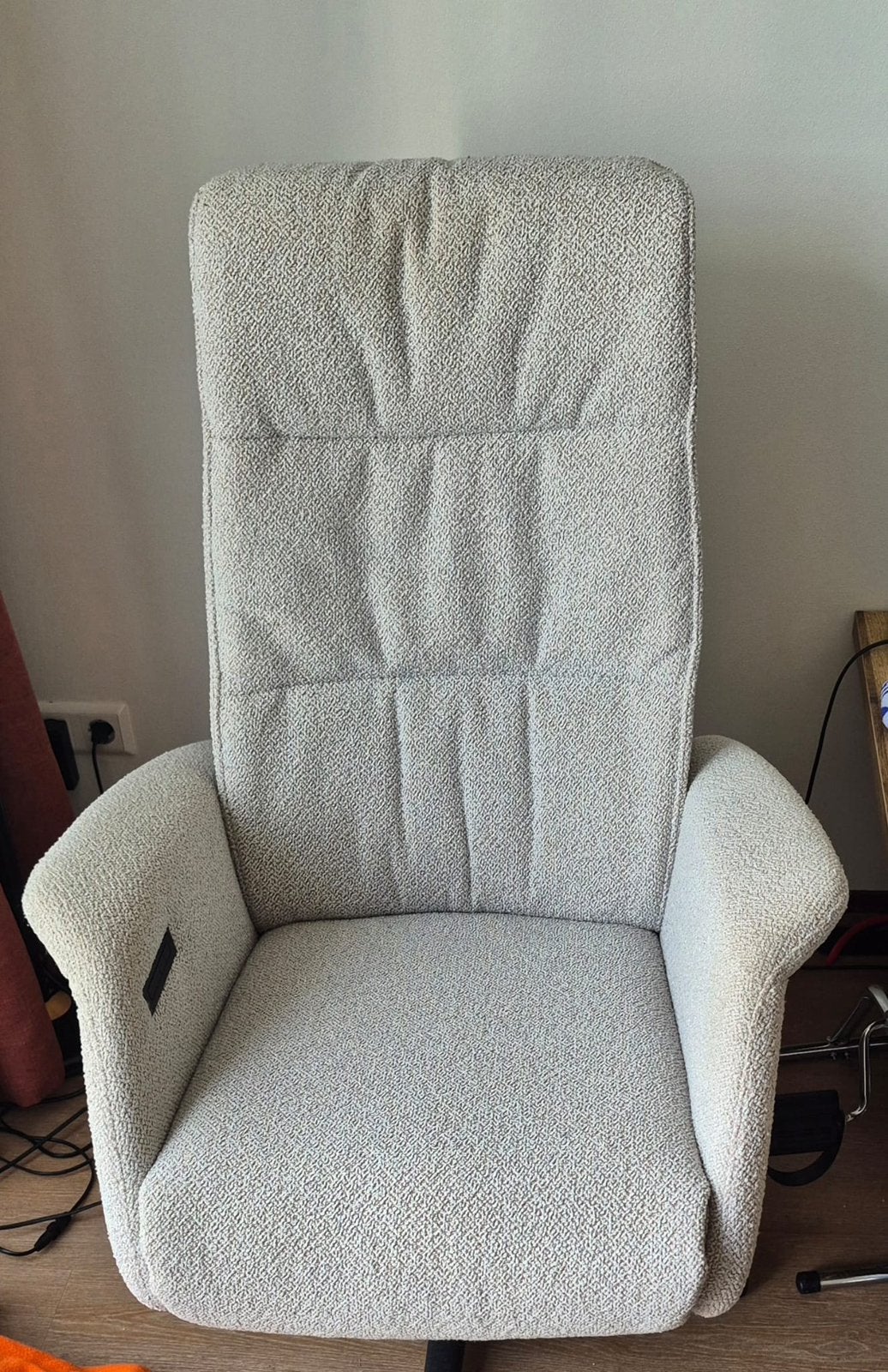 Twice Pro 227N sta op stoel relaxfauteuil elektrisch, Ophalen, Zo goed als nieuw, Stof, 50 tot 75 cm