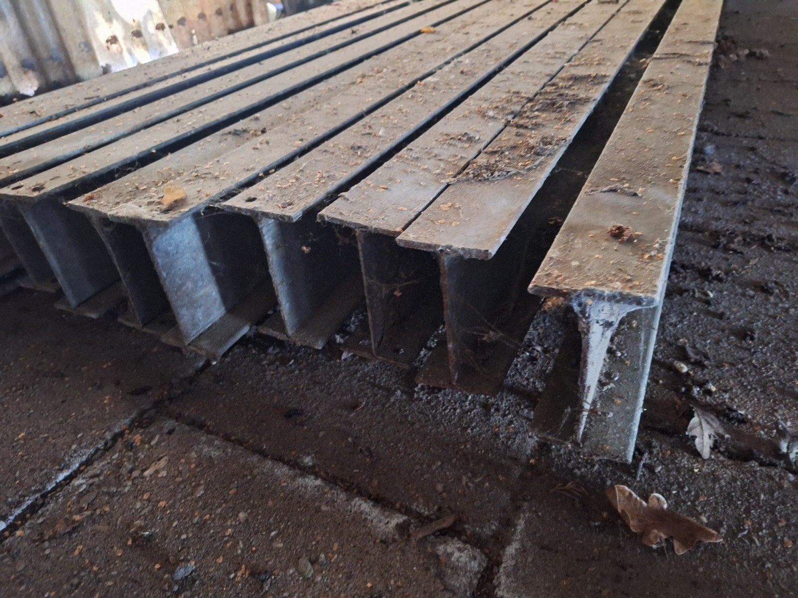 11 stuks  I-balken  ca 450 cm lang, 12 cm hoog, 6 cm breed, Doe-het-zelf en Verbouw, Metalen, Ophalen, Gebruikt, IJzer