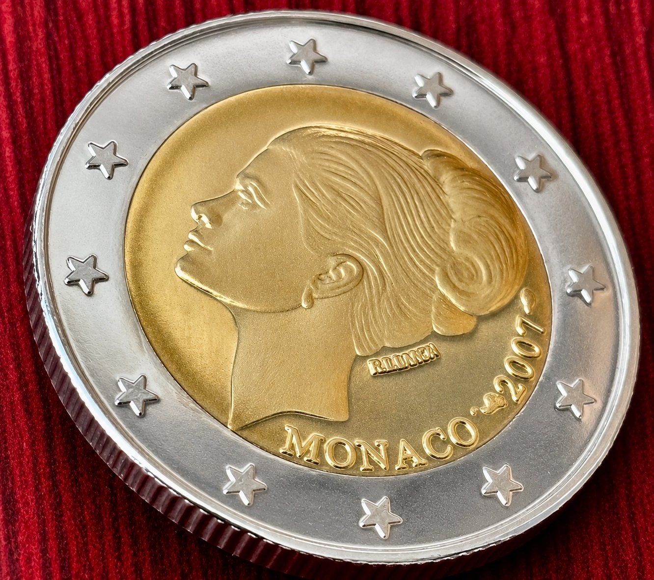 Grace kelly 2007, Ophalen of Verzenden, Monaco, 2 euro