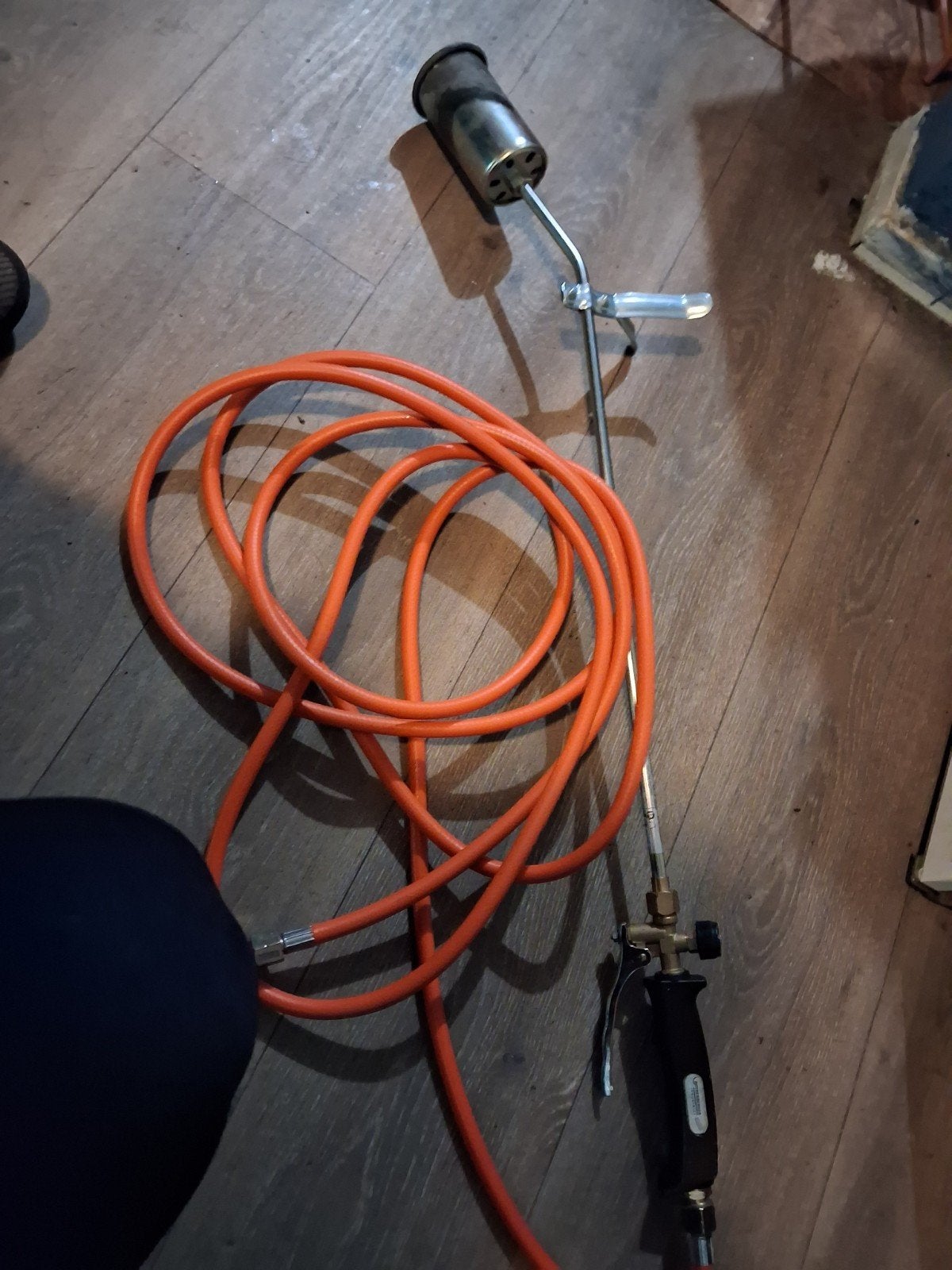 Gasbrander met slang - Onkruidbrander, Tuin en Terras, Ophalen of Verzenden, Gebruikt, Onbekend