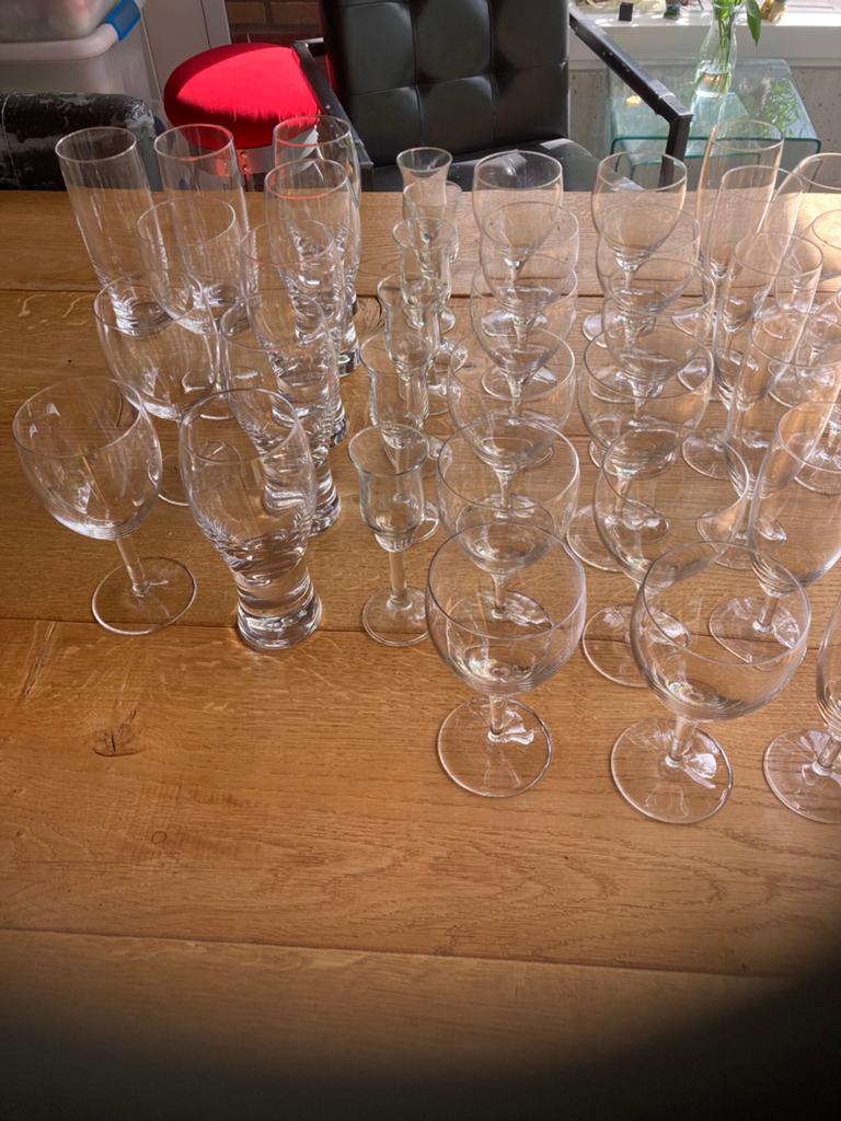 Kristallen glazen.wijn rood wit borrel port longdrinkglazen, Ophalen of Verzenden