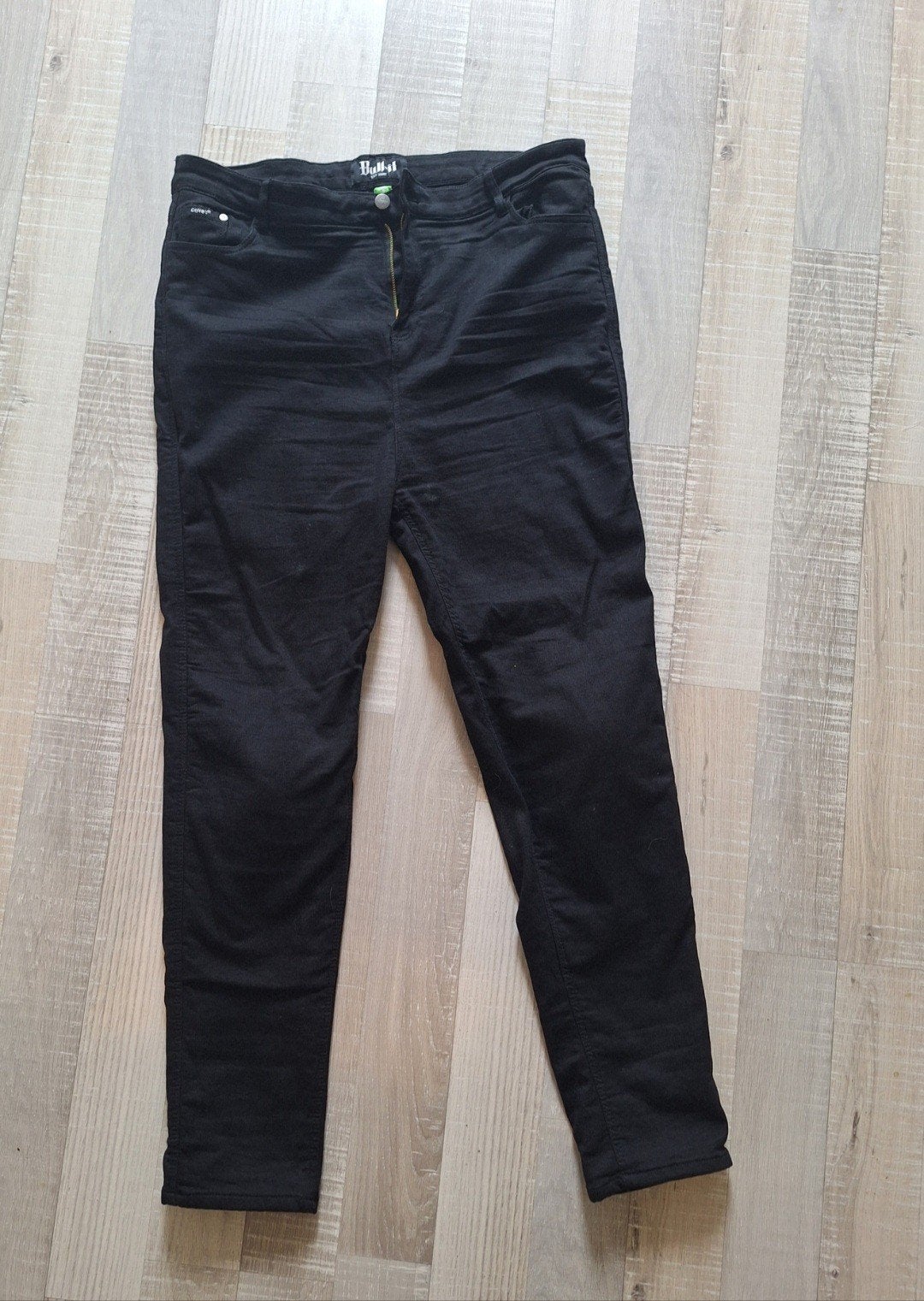 Motorbroek, Bull-It, skinny, zwarte jeans, maat 48
Paar keer, Verzenden, Tweedehands, Broek | textiel