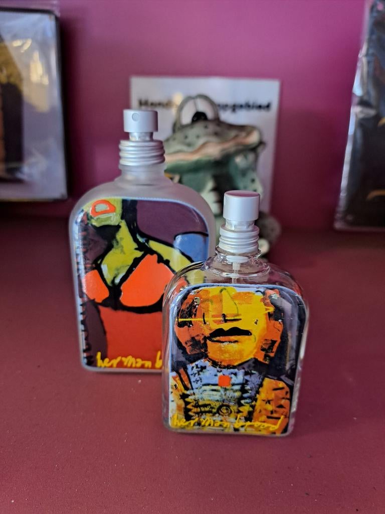 Herman brood fles ( leeg) set van 2 Nieuw, Ophalen