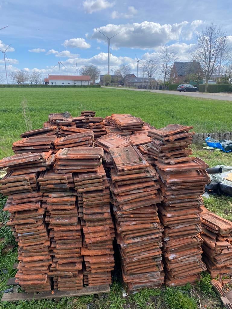 Gratis: JAC Laumans keramische dakpannen, Doe-het-zelf en Verbouw, Ophalen, Overige materialen, 15 m² of meer, Dakpannen