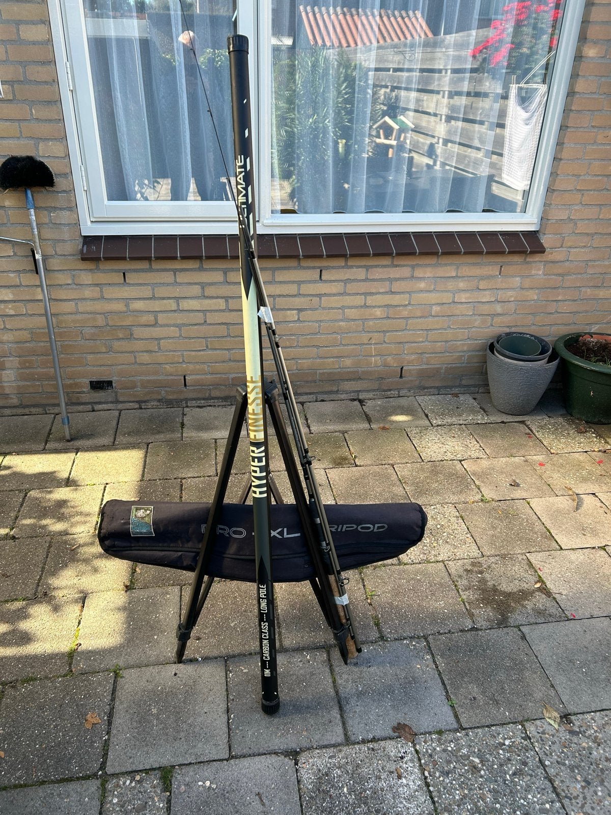 Ultimate Hyper Finesse 11m Carbon Vaste Hengel werphengel /, Ophalen of Verzenden, Zo goed als nieuw, Vaste hengel