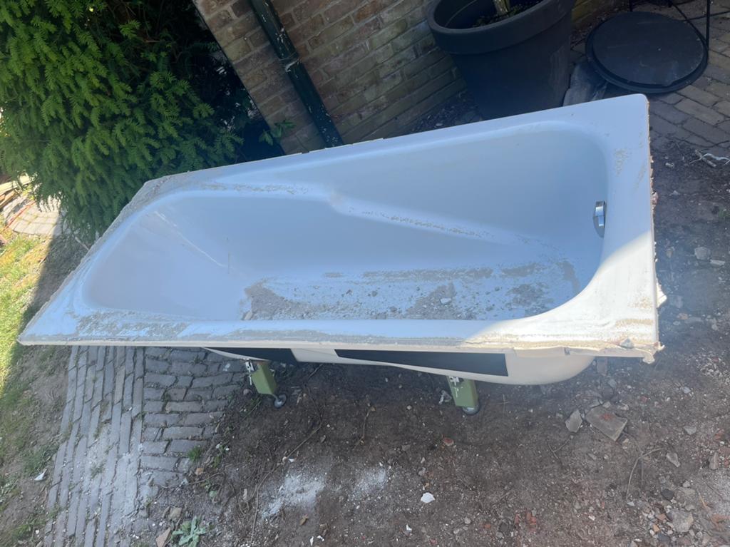 Badkuip wit 170 x 75 cm, Ophalen, Gebruikt