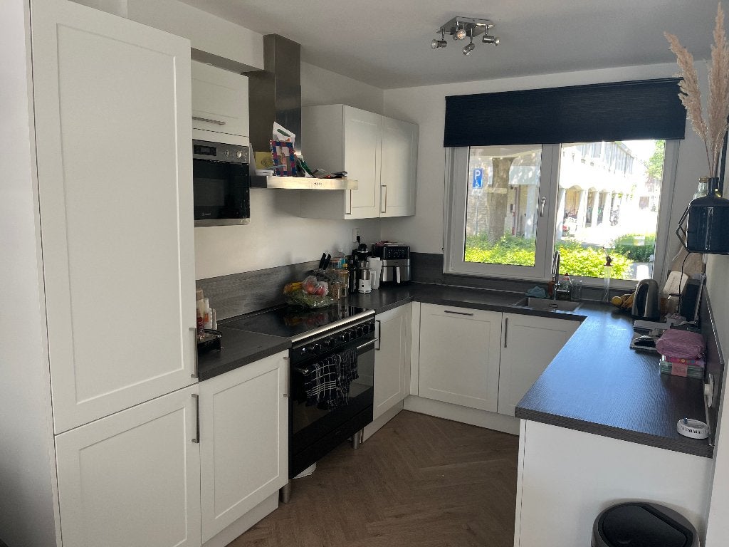 Keuken 8 jaar, Huis en Inrichting, Keuken | Complete keukens, Ophalen, Gebruikt, U-keuken, Wit