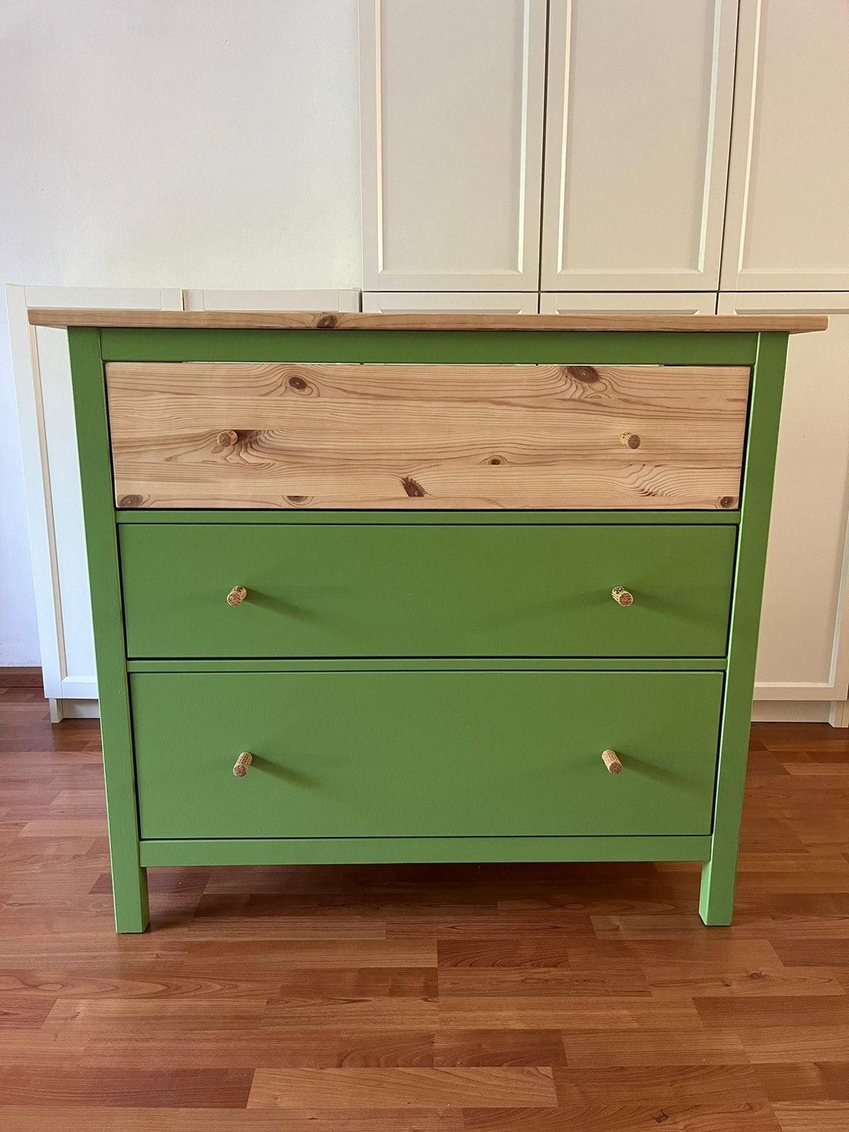 Ladekast dressoir Groen Hout, Ophalen, Zo goed als nieuw, 25 tot 50 cm