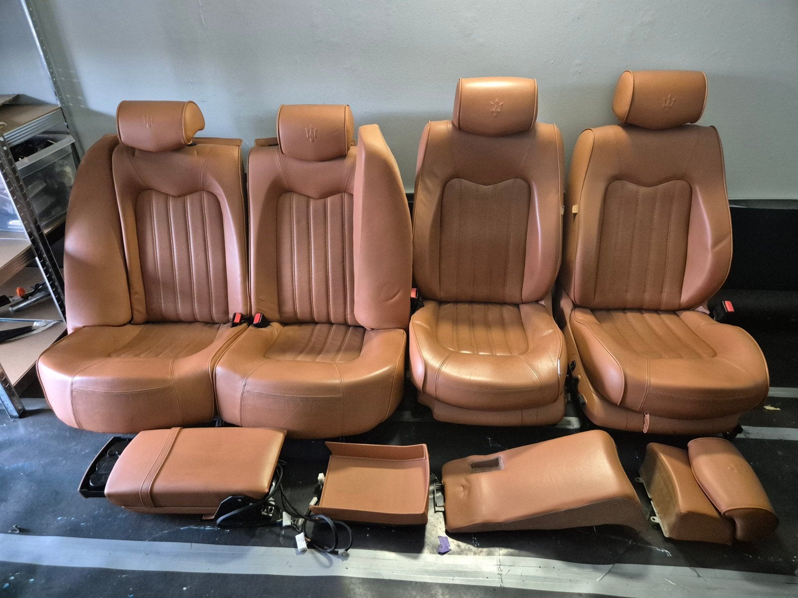 Maserati Quattroporte V Bekleding Stoelen Set 2003-2012, Maserati, -, Ophalen of Verzenden, Cuoio