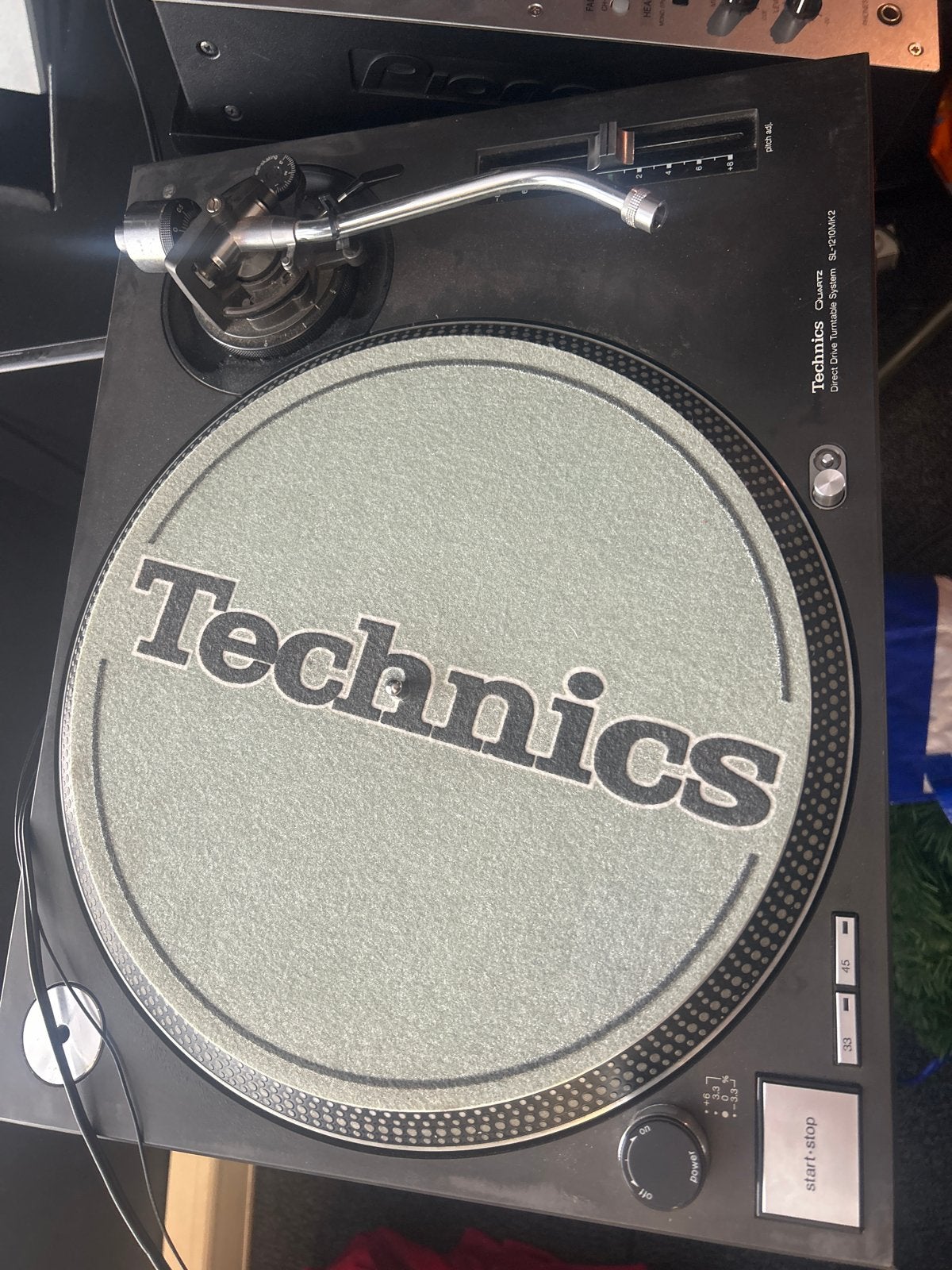 Technics SL-1210MK2 Platenspeler, Audio, Tv en Foto, Platenspelers, Ophalen, Gebruikt, Pitch-regelaar, Platenspeler