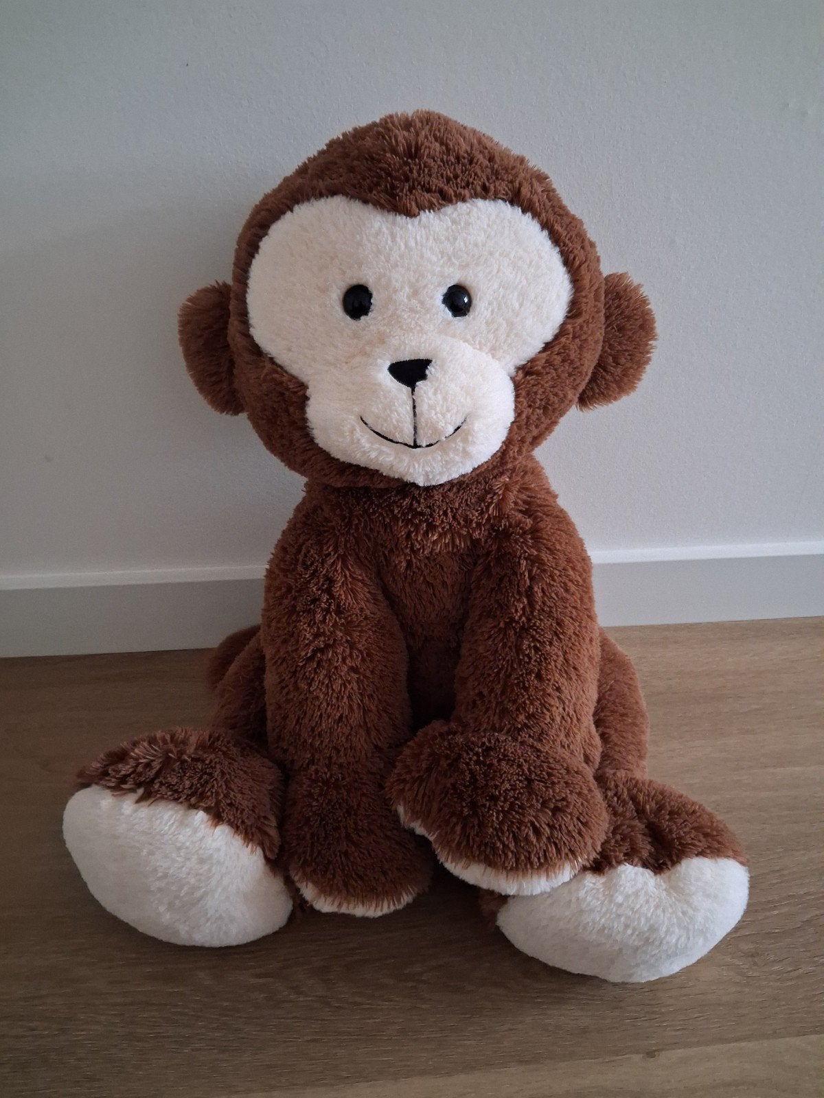 Knuffel Hema grote aap XL bruin 50 cm hoog L930, Ophalen of Verzenden, Zo goed als nieuw, Overige typen