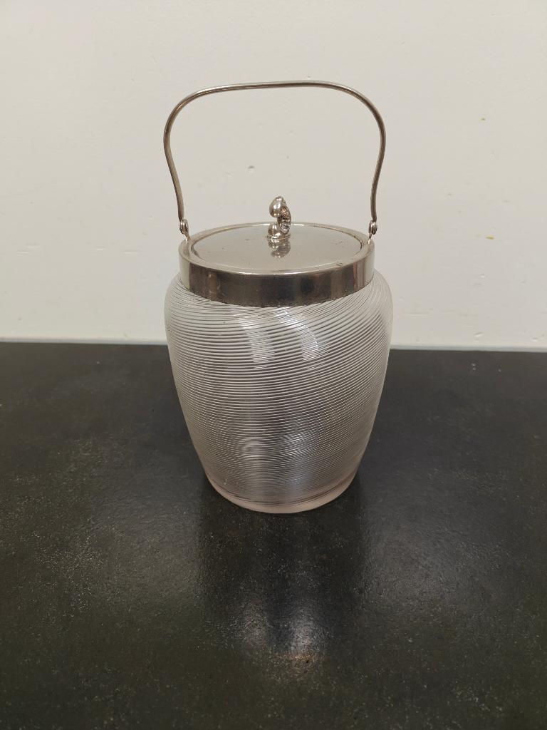 glazen koekpot (Fries draadglas?), Ophalen of Verzenden