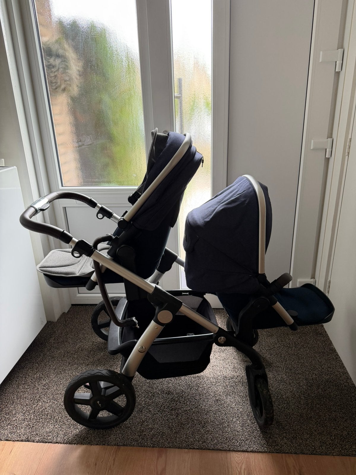 Complete set luxe (duo) kinderwagen SILVER CROSS, Ophalen, Zo goed als nieuw, Overige merken