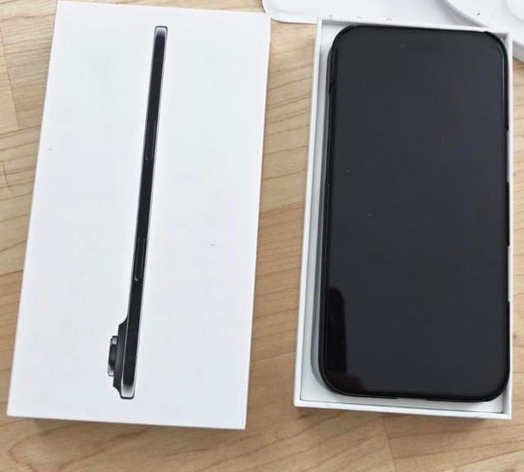 Zo goed als nieuwe iPhone Air 256 GB Zwart, 256 GB, Overige modellen, Zwart, Nieuw