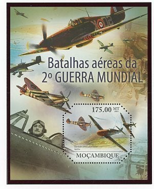 Mocambique- 2011- blok = motief Vliegtuigen, Ophalen of Verzenden, Overige landen, Postfris
