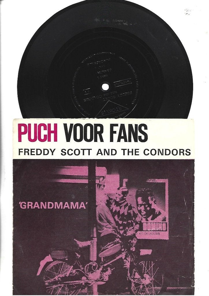 FREDDIE SCOTT AND THE CONDORS PUCH RECLAME SINGLE 7", Cd's en Dvd's, Gebruikt, 7 inch, Ophalen of Verzenden, Fotohoes
