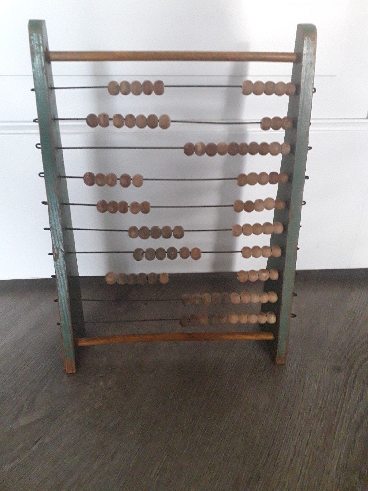 Ouderwets telraam, Ophalen