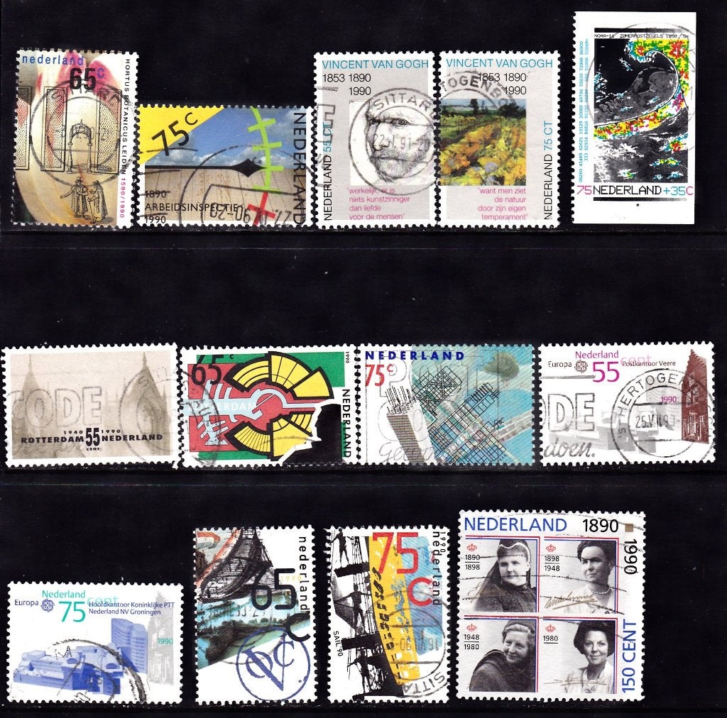 Nederland zegels uit 1990 gestempeld, Postzegels en Munten, Postzegels | Nederland, Verzenden, Na 1940, Gestempeld