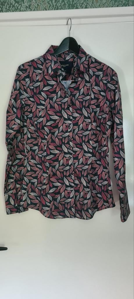 Cavallaro Napoli Blouse met Bladprint - Maat XS, Kleding | Dames, Blouses en Tunieken, Overige kleuren, Cavallaro Napoli, Ophalen of Verzenden