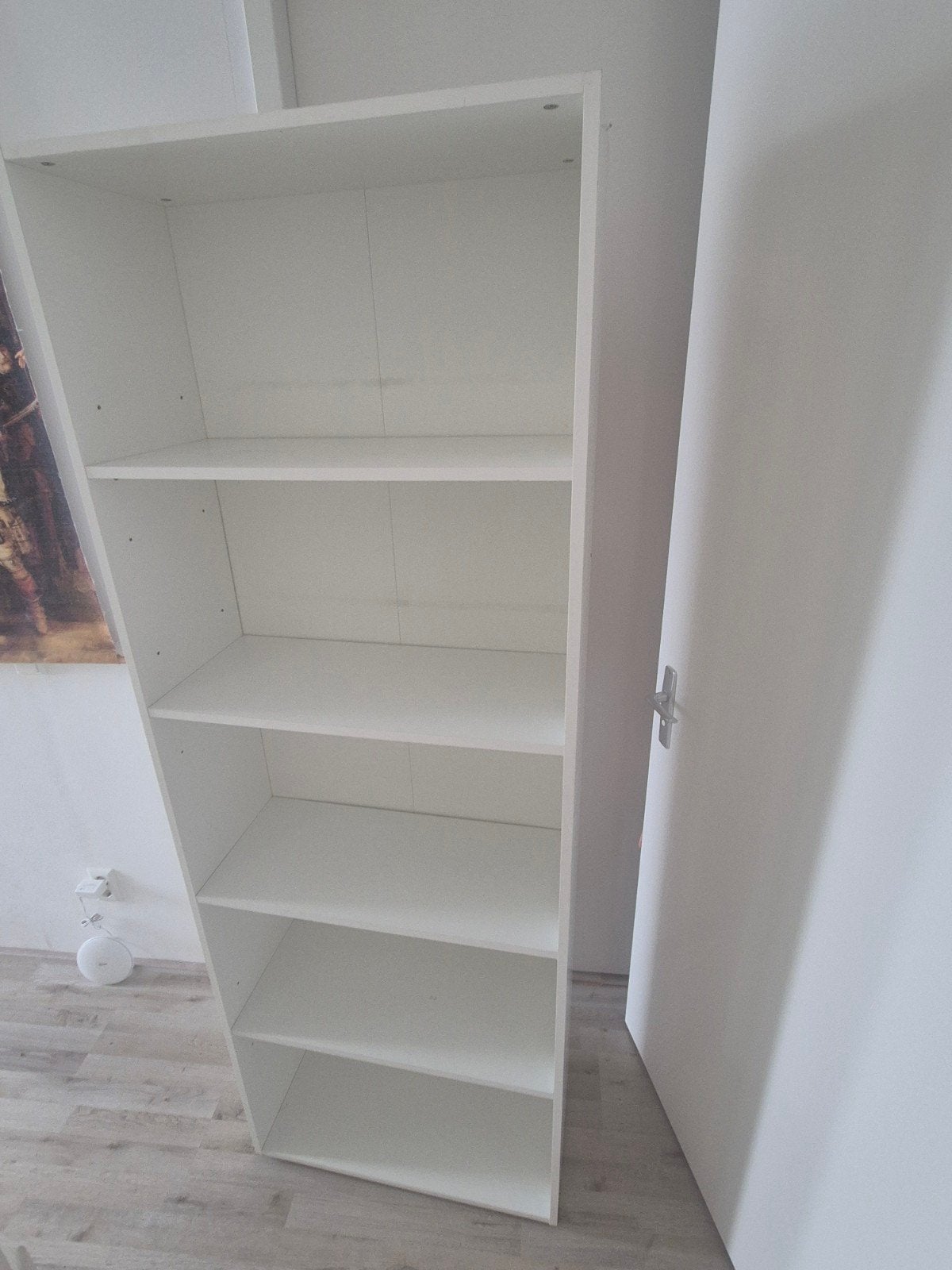 Witte boekenkast, Ophalen, Met plank(en), Gebruikt, 200 cm of meer