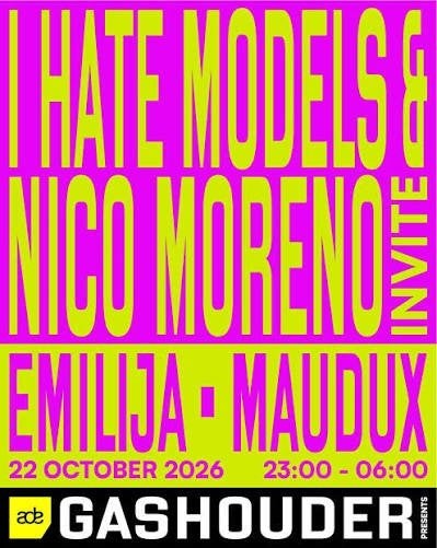 Kaartjes voor I Hate Models & Nico Moreno Invite, Twee personen
