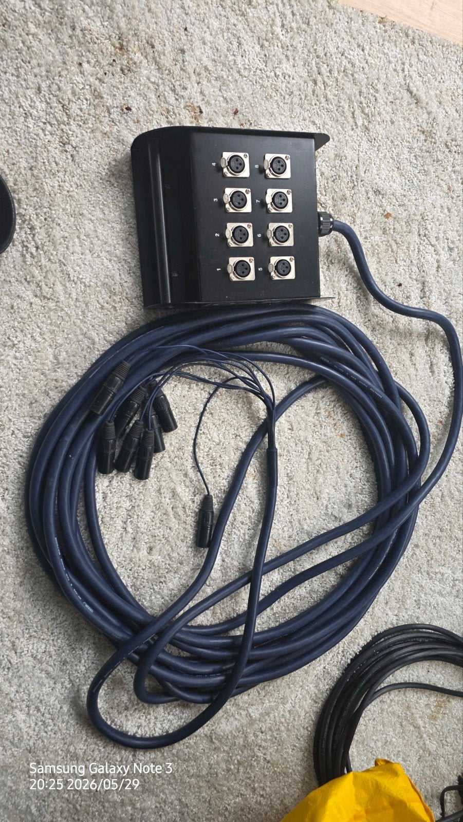 DAP Audio Stagebox met Multikabel - 8 XLR ingangen, Muziek en Instrumenten, Kabels en Stekkers, Ophalen of Verzenden