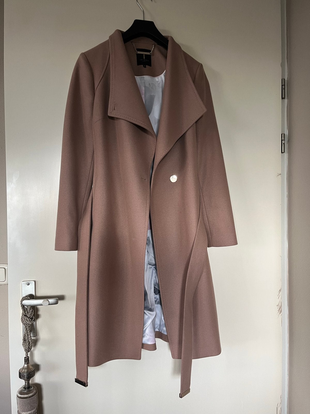 Ted Baker Rosell Manteljas Winterjas Nude Maat 36 (S), Ophalen of Verzenden, Nieuw, Maat 36 (S), Roze