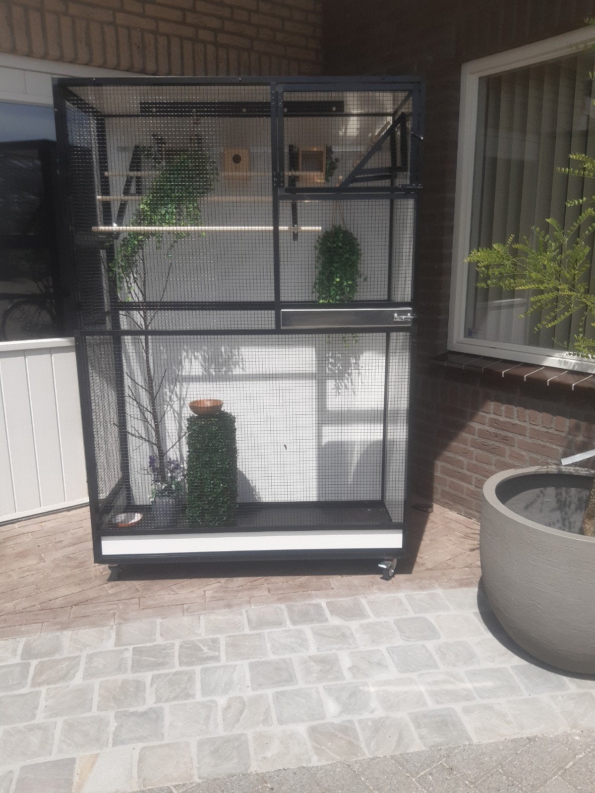 Prachtige nieuwe binnen voliere op wielen, Ophalen, Nieuw, Aluminium, Volière