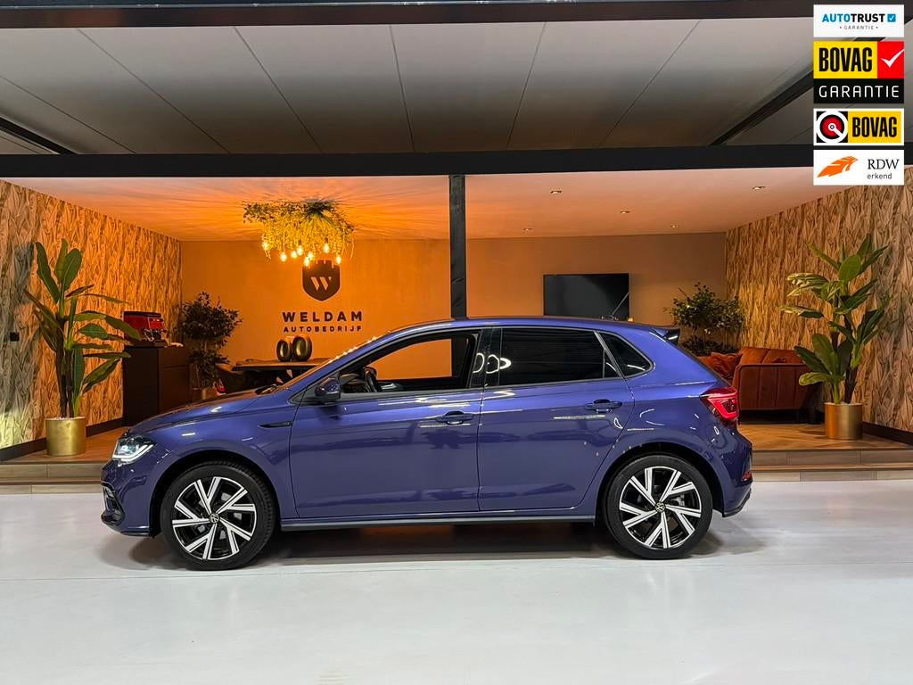 Volkswagen Polo 1.0 TSI R-Line Business Garantie Carplay Cam, Stof, Gebruikt, Zwart, 95 pk