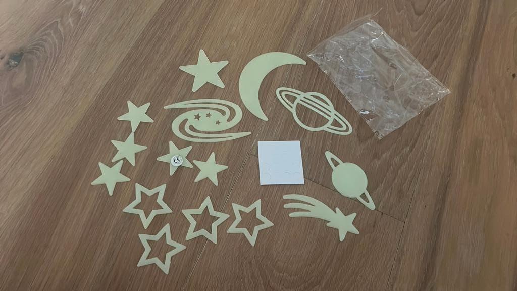 Glow in the dark figuren ruimte NIEUW!, Ophalen, Nieuw, Wanddecoratie