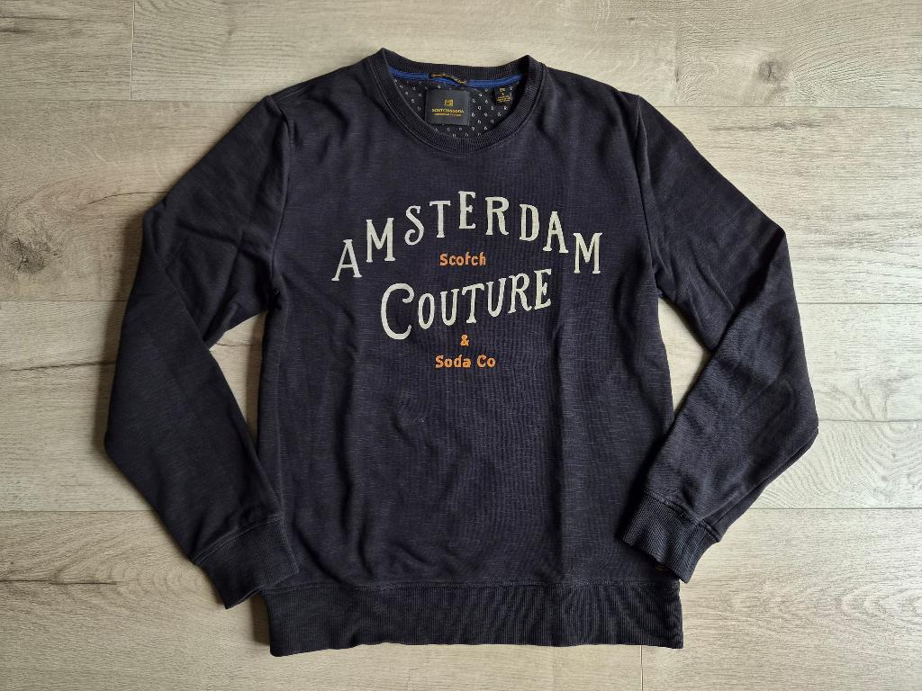 Scotch and Soda sweater (maat: L), Maat 52/54 (L), Zwart, Ophalen of Verzenden, Gedragen