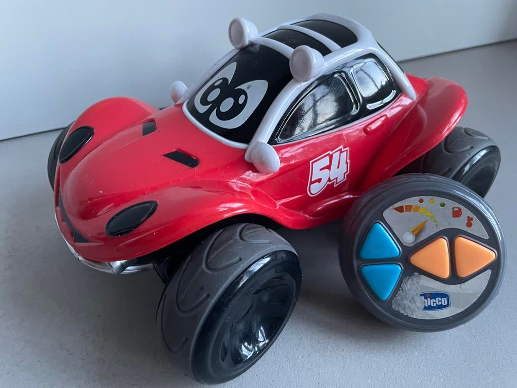 Chicco bestuurbare auto happy buggy, Kinderen en Baby's, Speelgoed | Speelgoedvoertuigen, Ophalen of Verzenden, Gebruikt, Afstandsbediening