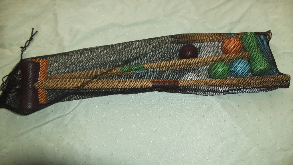 croquet spel, Ophalen of Verzenden, Zo goed als nieuw