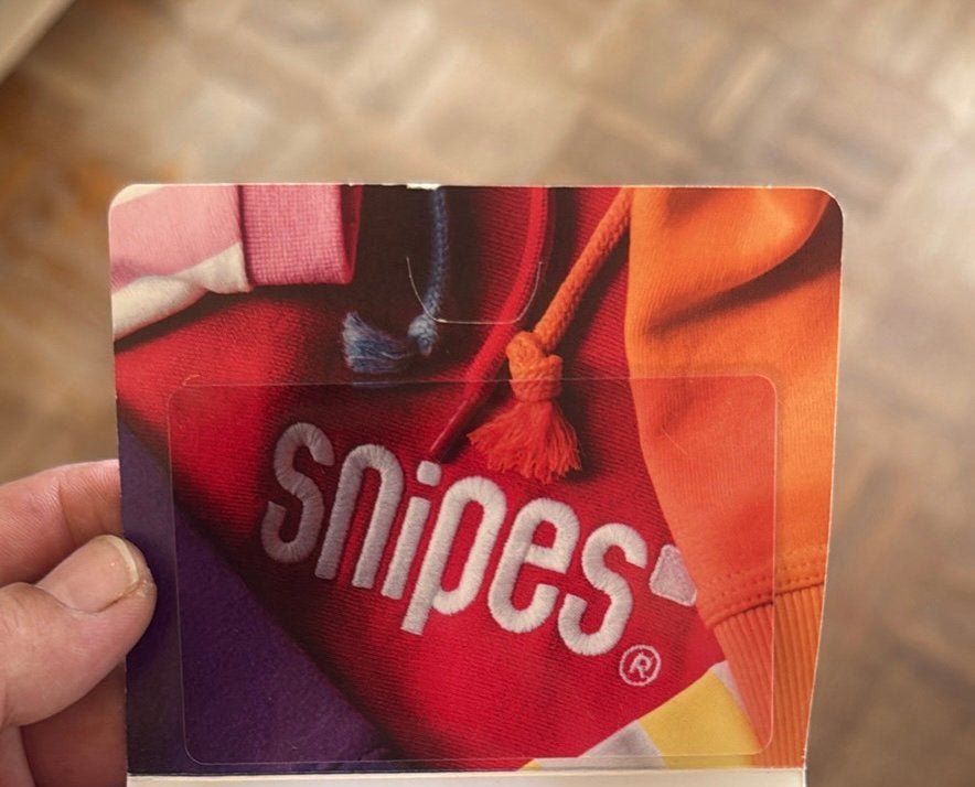 Snipes Gift Card, Ophalen, Nieuw