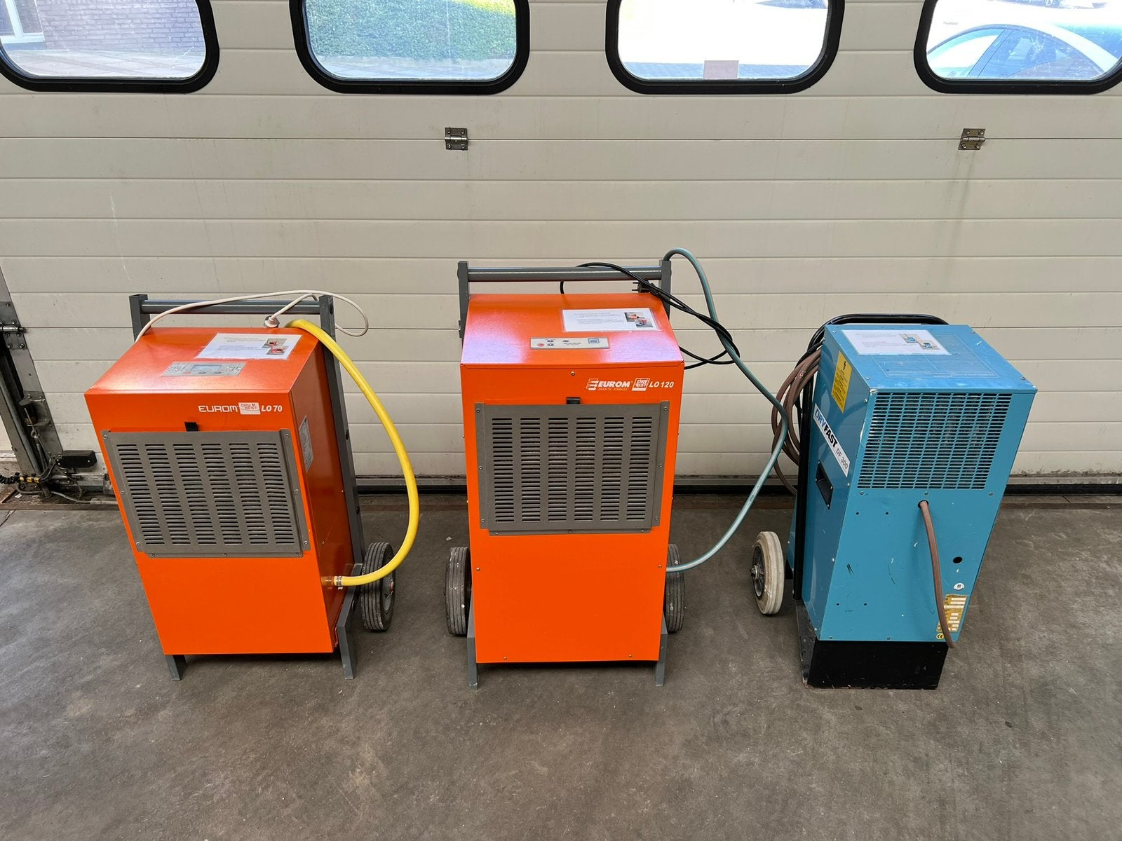 BOUWDROGERS TE HUUR, Ophalen of Verzenden, Zo goed als nieuw, Ventilator