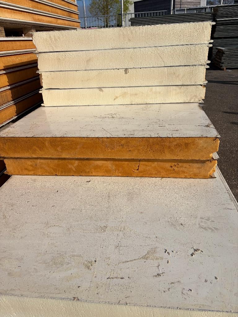 Sandwichpanelen glad wand platen paneel ( 311 ), Doe-het-zelf en Verbouw, Platen en Panelen, Ophalen, Gebruikt, Nb, Nb