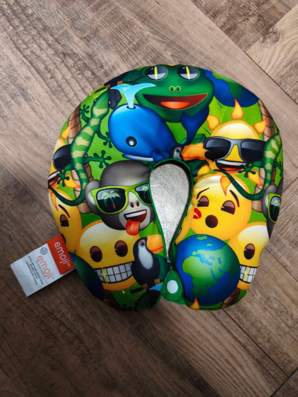 Neksteun reiskussen Emoji en Dieren - Groen, Ophalen of Verzenden, Gebruikt