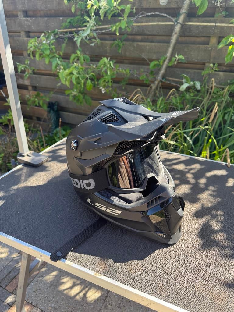 LS2 MX700 Subverter Evo II Crosshelm - Z.G.A.N., Motoren, Ophalen of Verzenden, Tweedehands, Offroadhelm, Overige merken