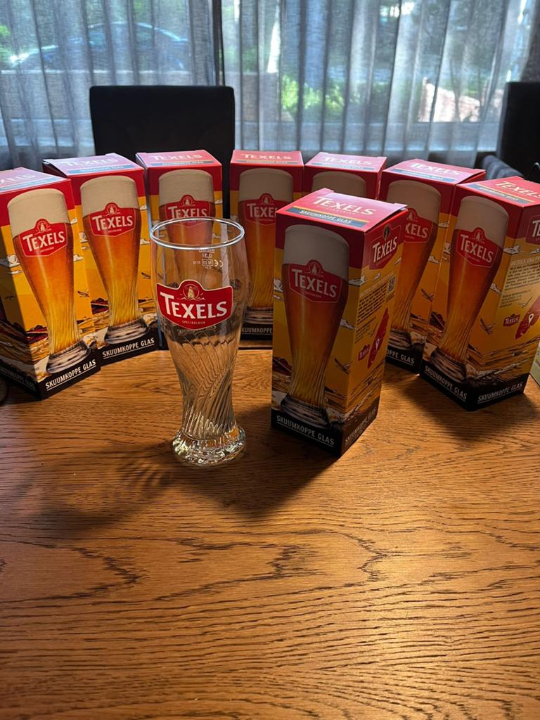 Texels Skuumkoppe glazen 0,3l, Ophalen of Verzenden, Nieuw, Overige typen