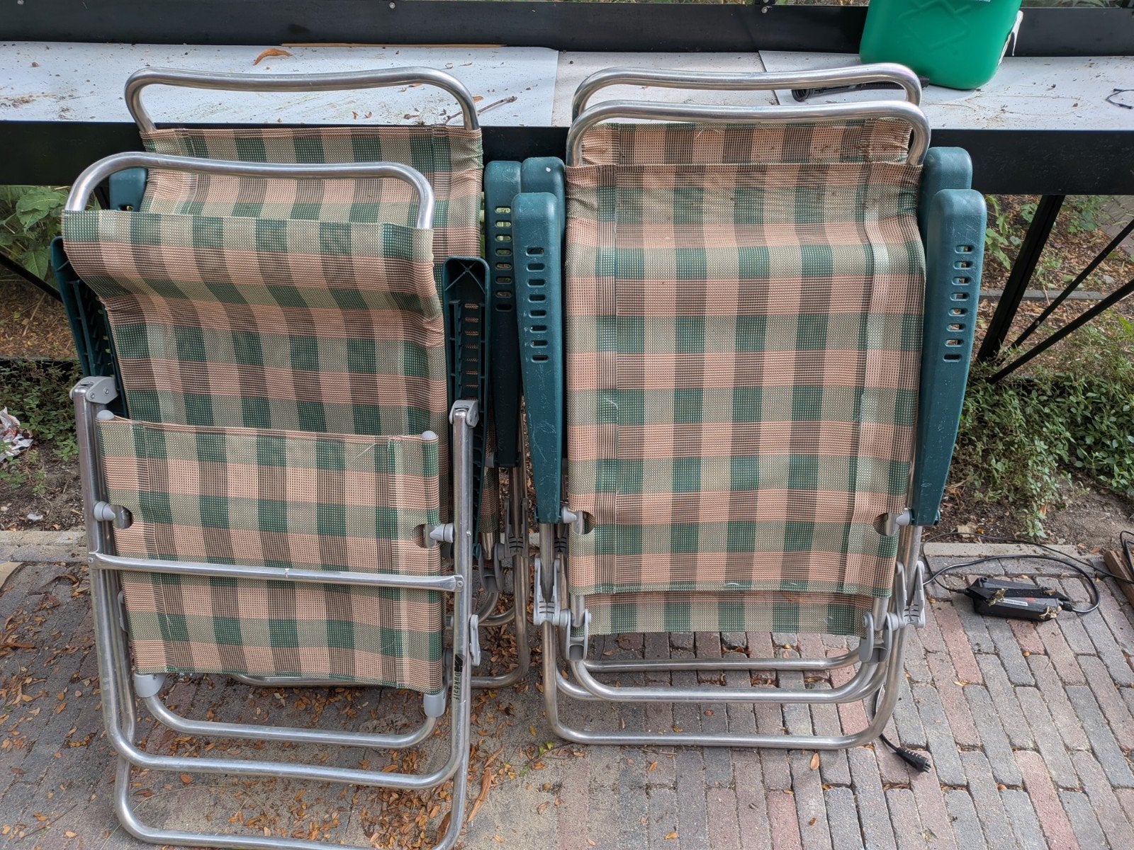 4 Dukdalf campingstoelen met 8 standen, Caravans en Kamperen, Ophalen, Gebruikt, Campingstoel