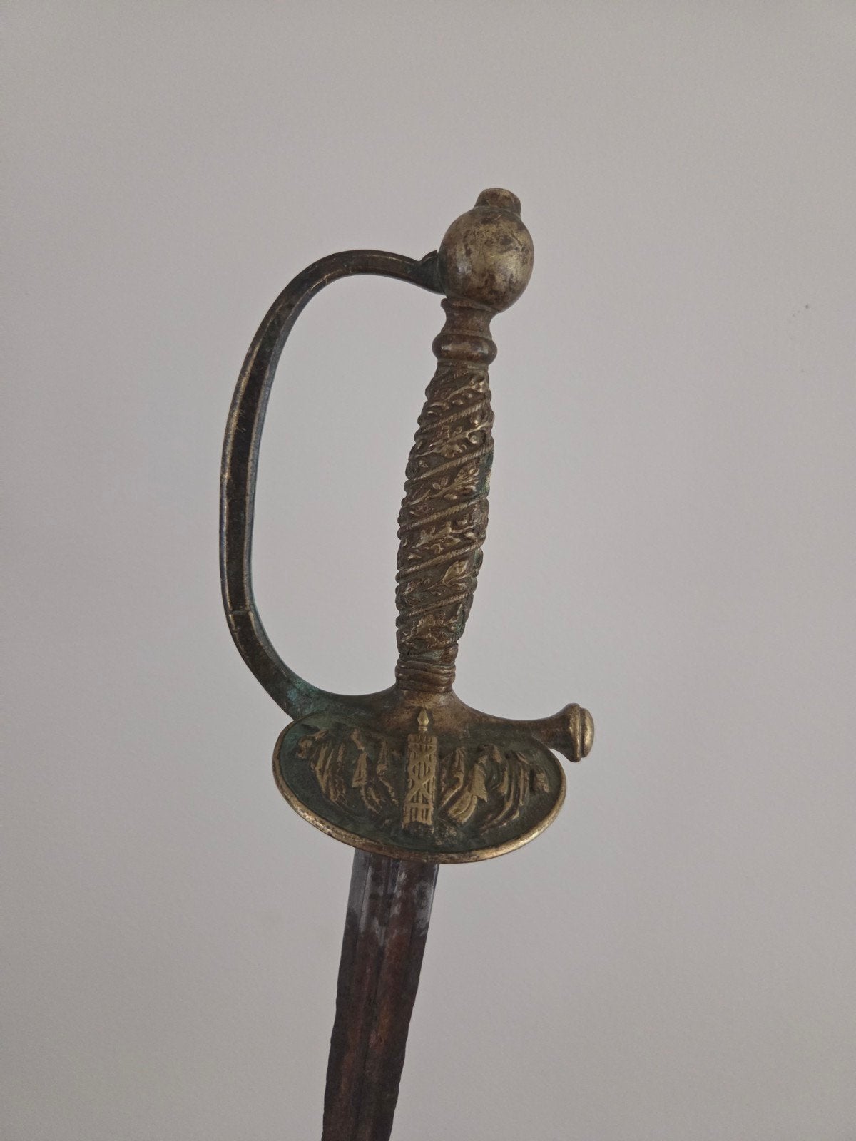 Antieke Sabel / Degen Gendarmerie Model 1853 Bodemvondst, Ophalen of Verzenden, Landmacht, Overige gebieden, Zwaard of Sabel