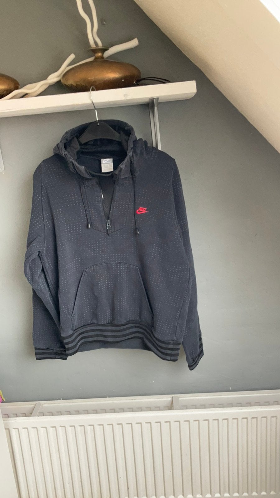 Nike hoodie jack S, Ophalen, Zo goed als nieuw, Maat 46 (S) of kleiner, Grijs