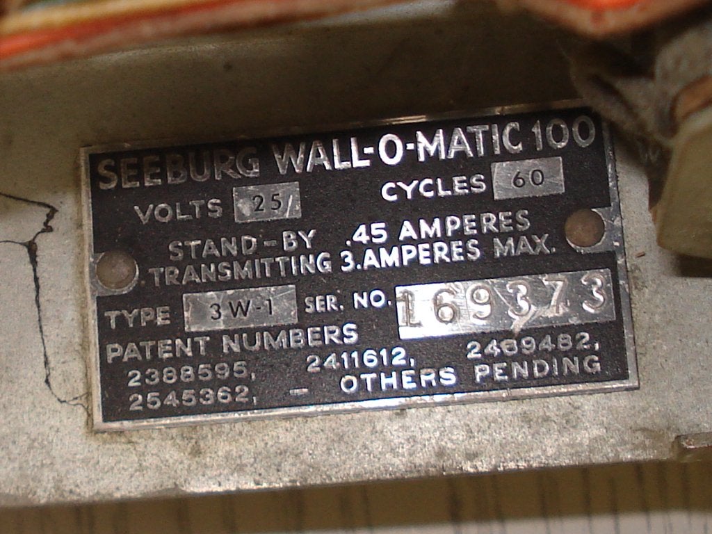 Jukebox Seeburg Wallbox 3W1 met latere Org Ombouw, Verzamelen, Ophalen of Verzenden, Gebruikt, 1950 tot 1960, Seeburg