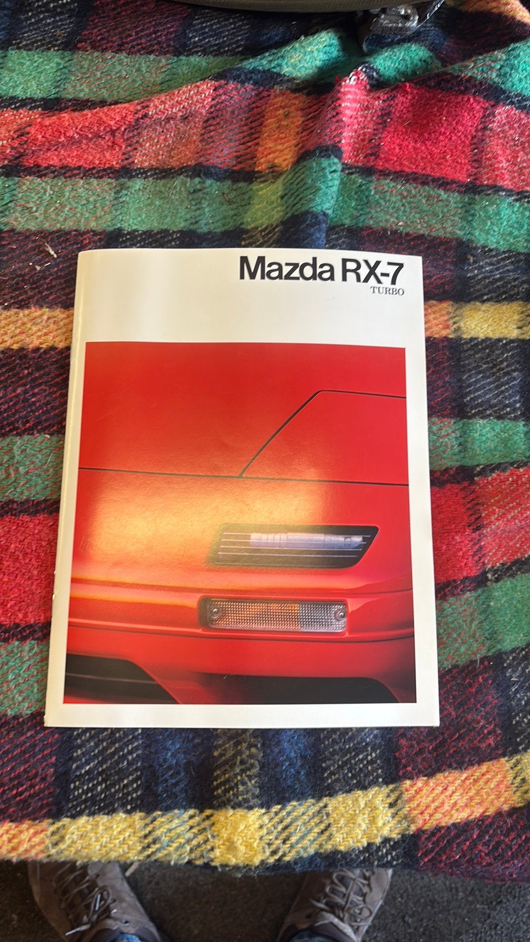 Mazda RX-7 turbo folder, Ophalen of Verzenden, Zo goed als nieuw, Mazda