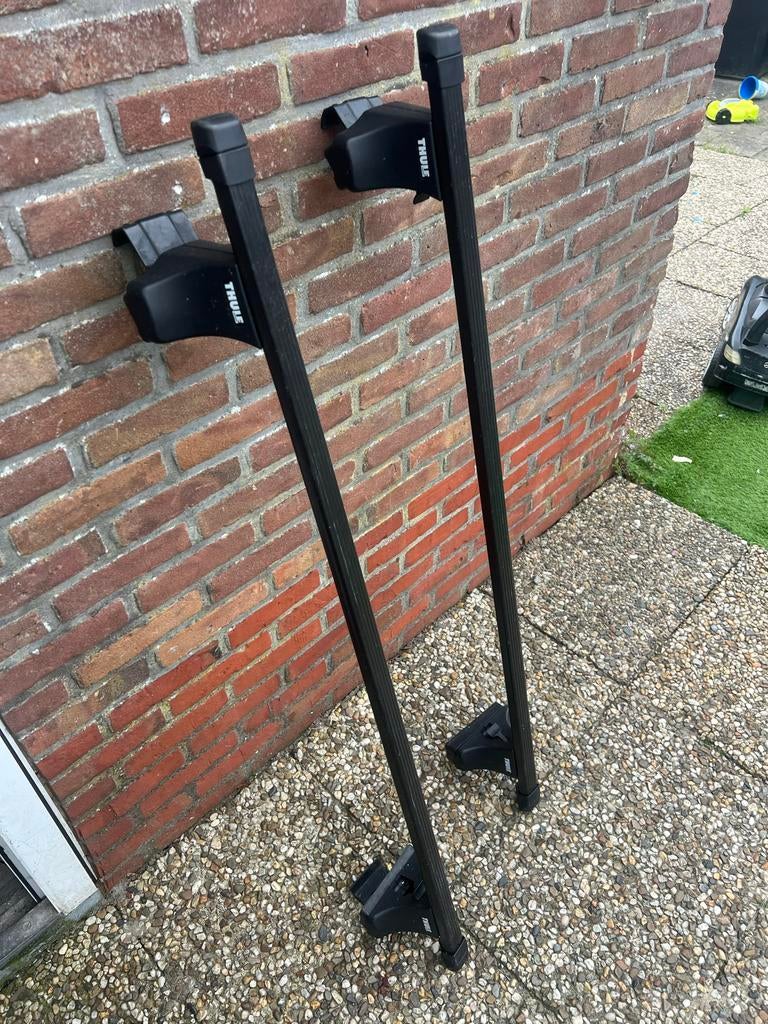 Thule dakdragers - perfect voor extra bagageruimte, Auto diversen, Dakdragers, Ophalen, Gebruikt