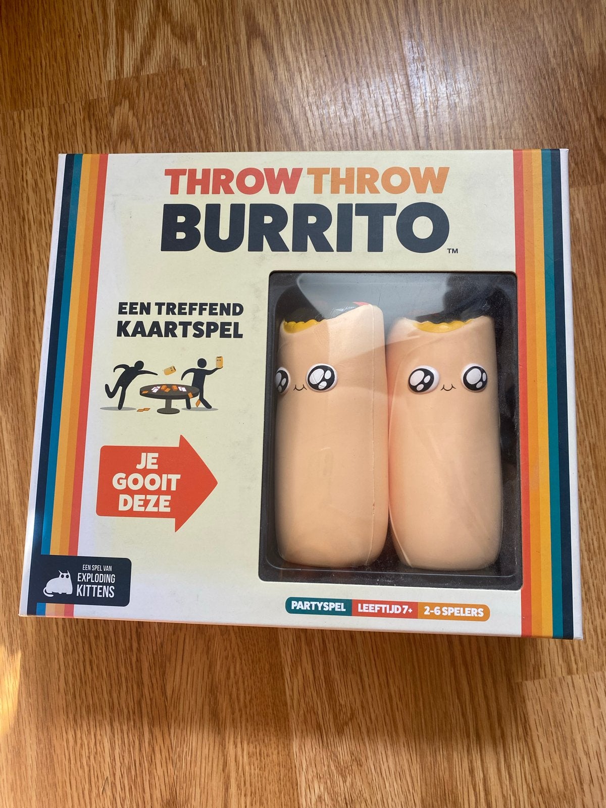Throw Throw Burrito - Zo goed als nieuw, nooit gespeeld, Drie of vier spelers, Ophalen, Zo goed als nieuw